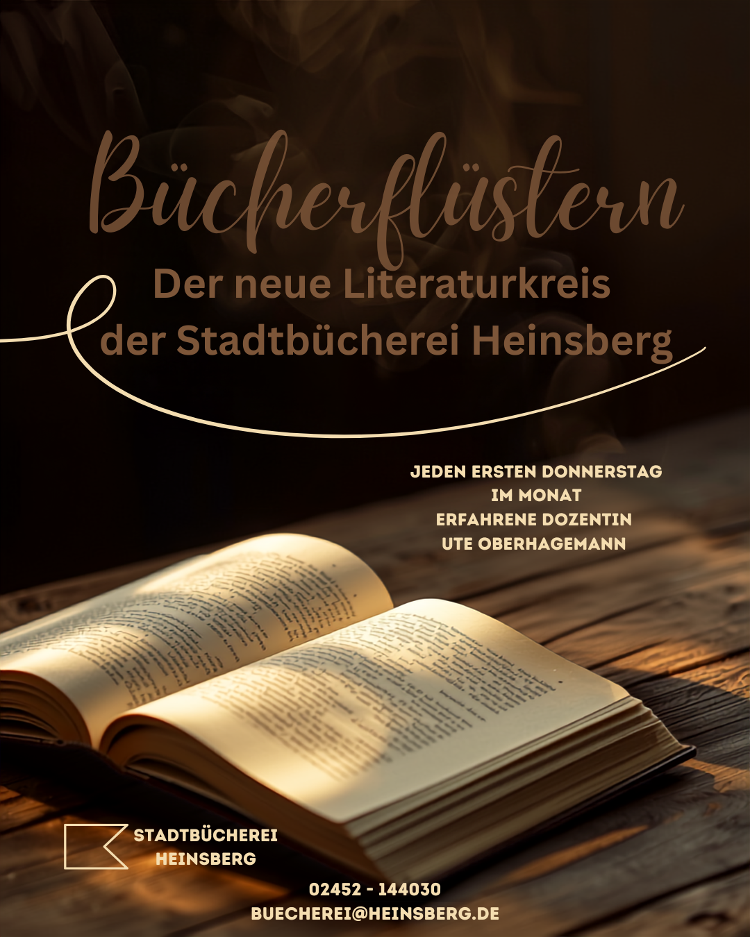 Bücherflüstern – Literaturkreis der Stadtbücherei