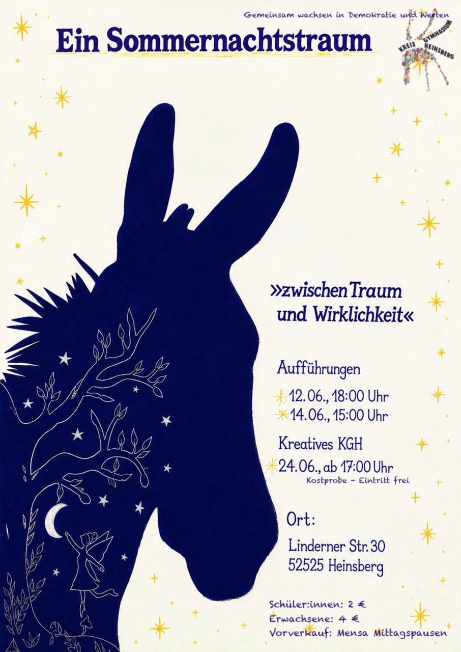Ein Sommernachtstraum – KGH Theaterkurs (2. Aufführung)