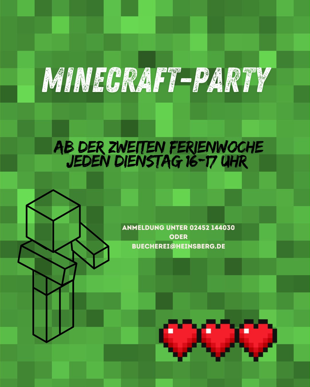 Sommer-Lese-Club 2026: Minecraft-Party
