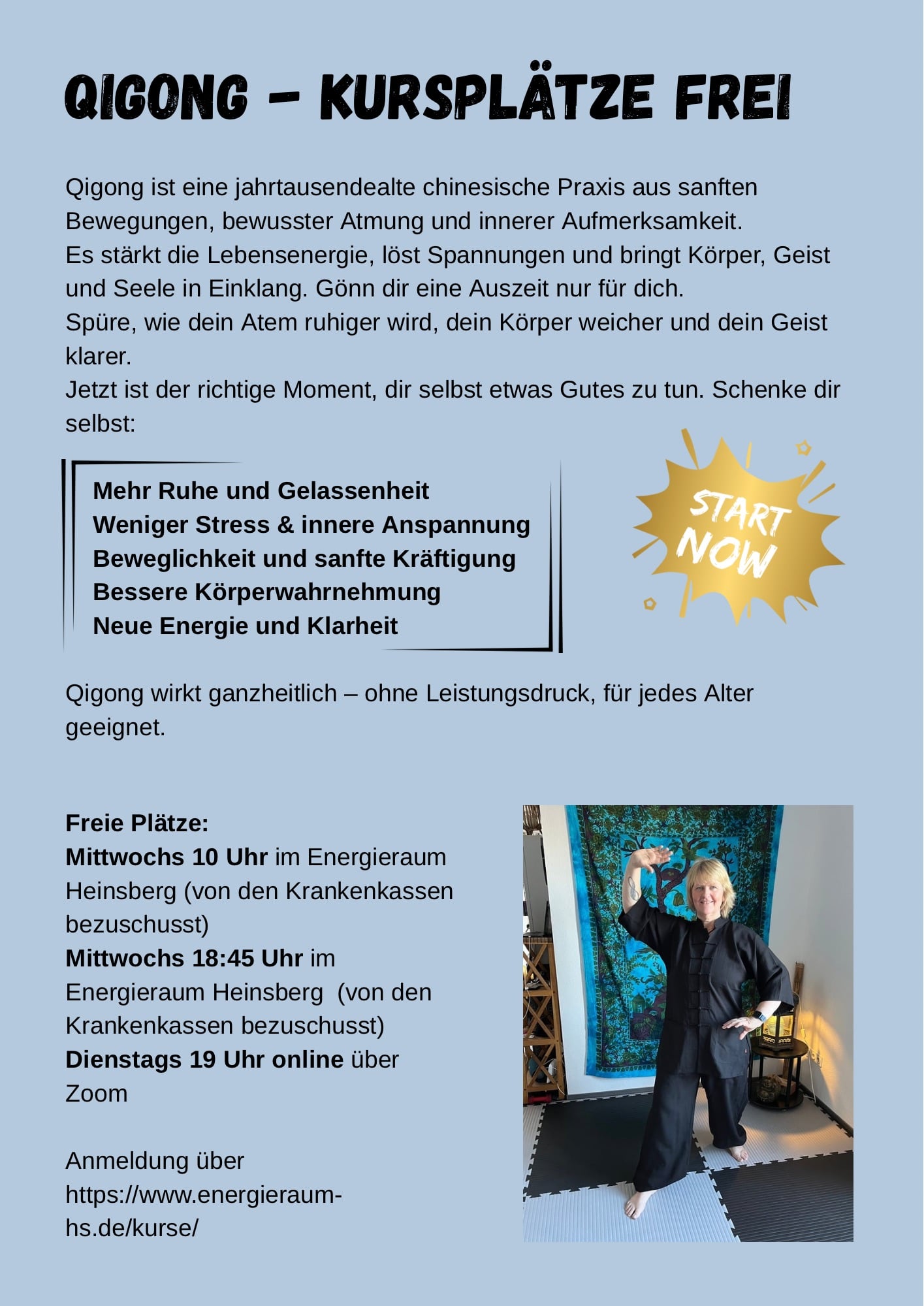 Präventionskurs Qigong