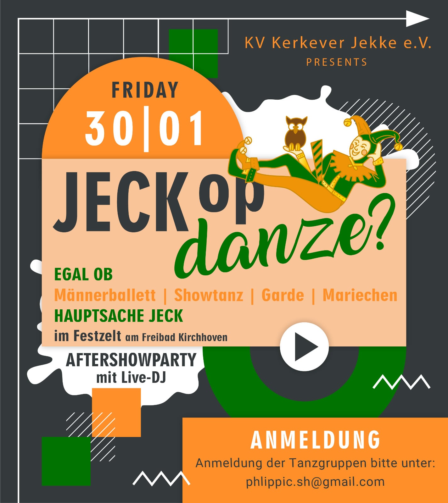 Jeck op danze?