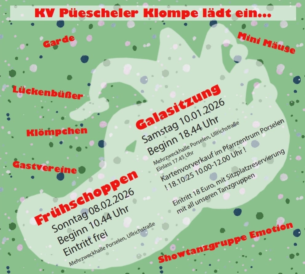 Frühschoppen KV Püescheler Klompe e.V.