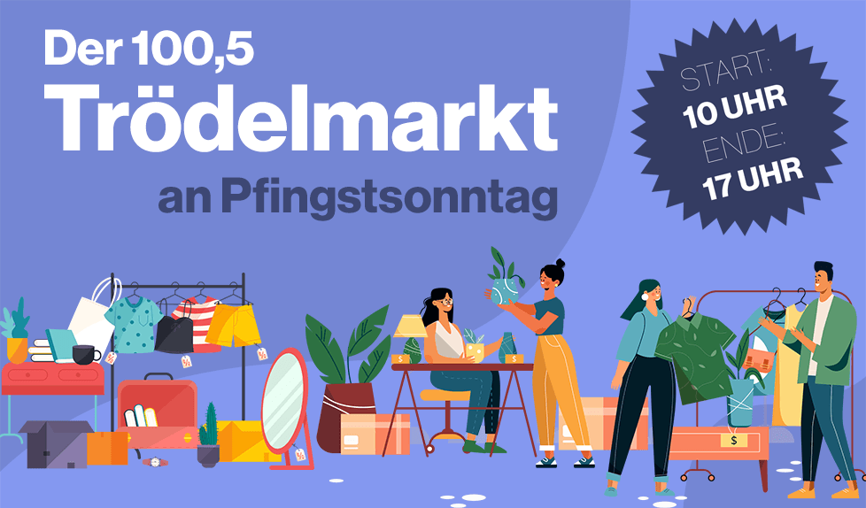 Der 100,5 Pfingsttrödelmarkt