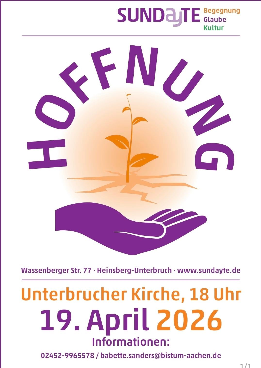 SUNDayTE in Unterbruch