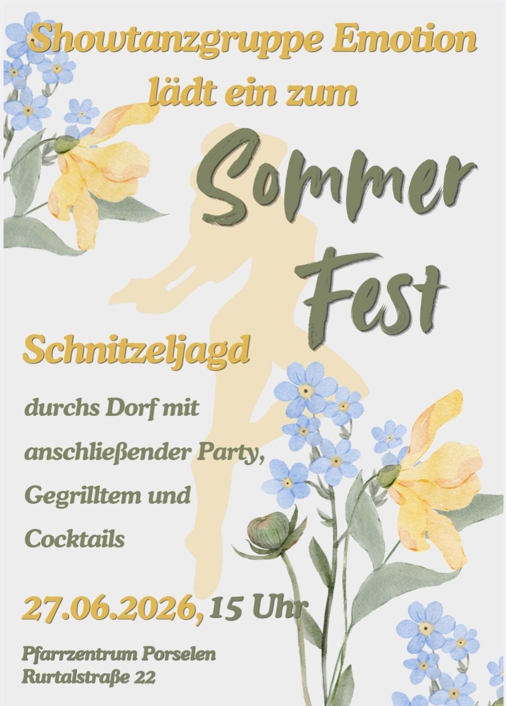 Sommerfest der Showtanzgruppe Emotion