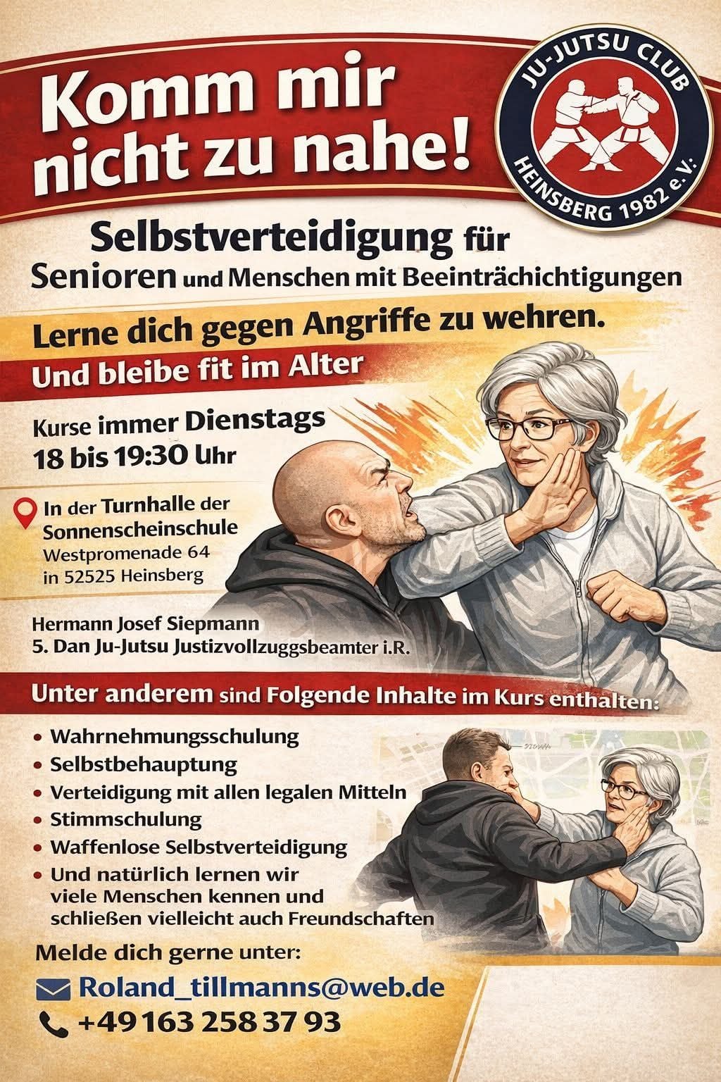 Selbstverteidigung für Senioren