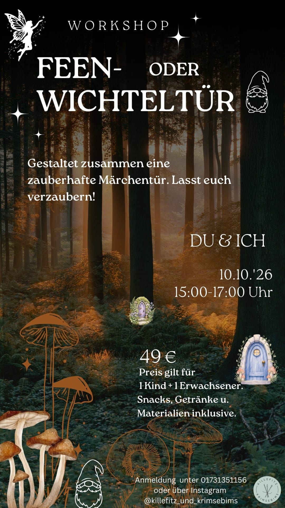 Workshop ☆Feen- oder Wichteltür☆