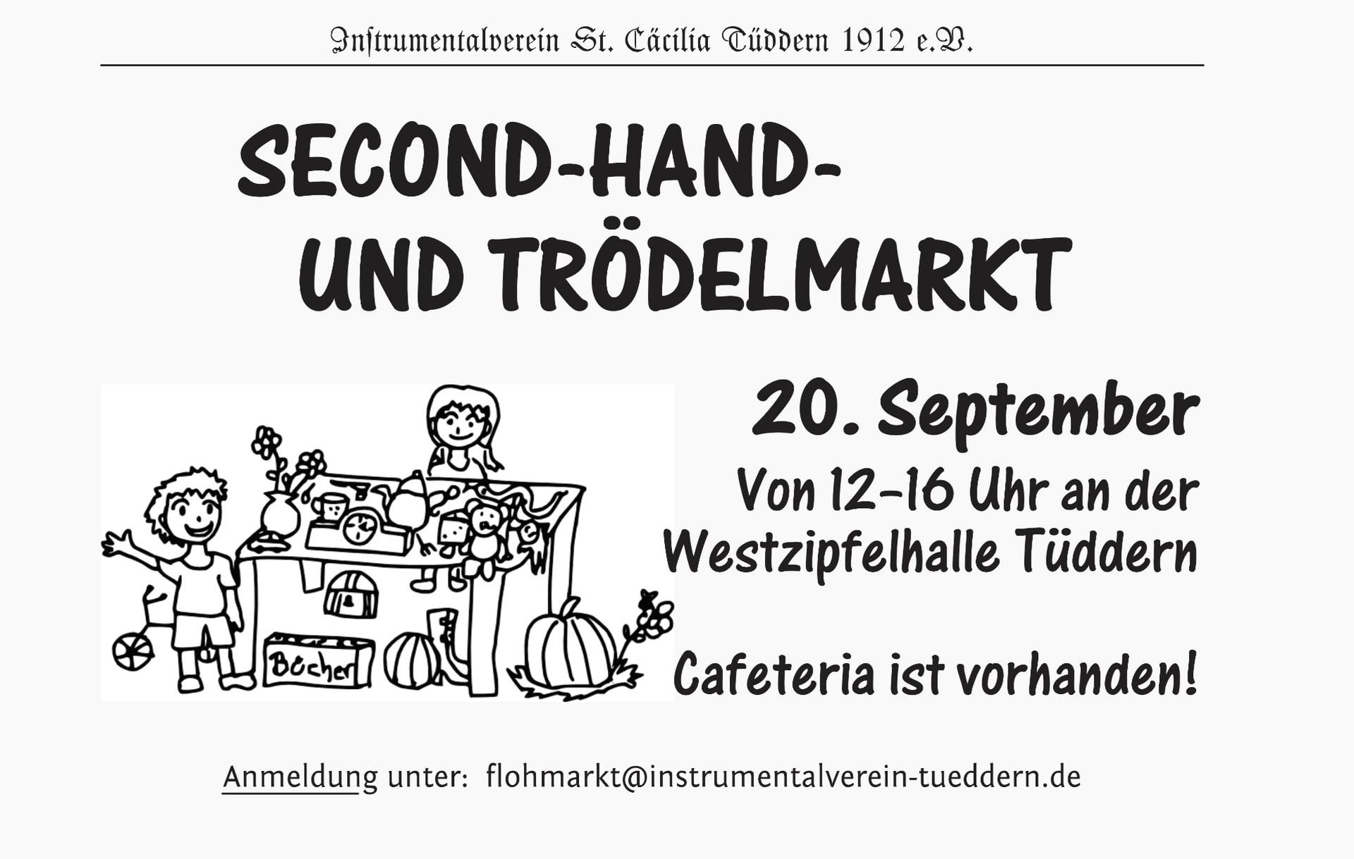Secondhand- und Trödelmarkt in Tüddern