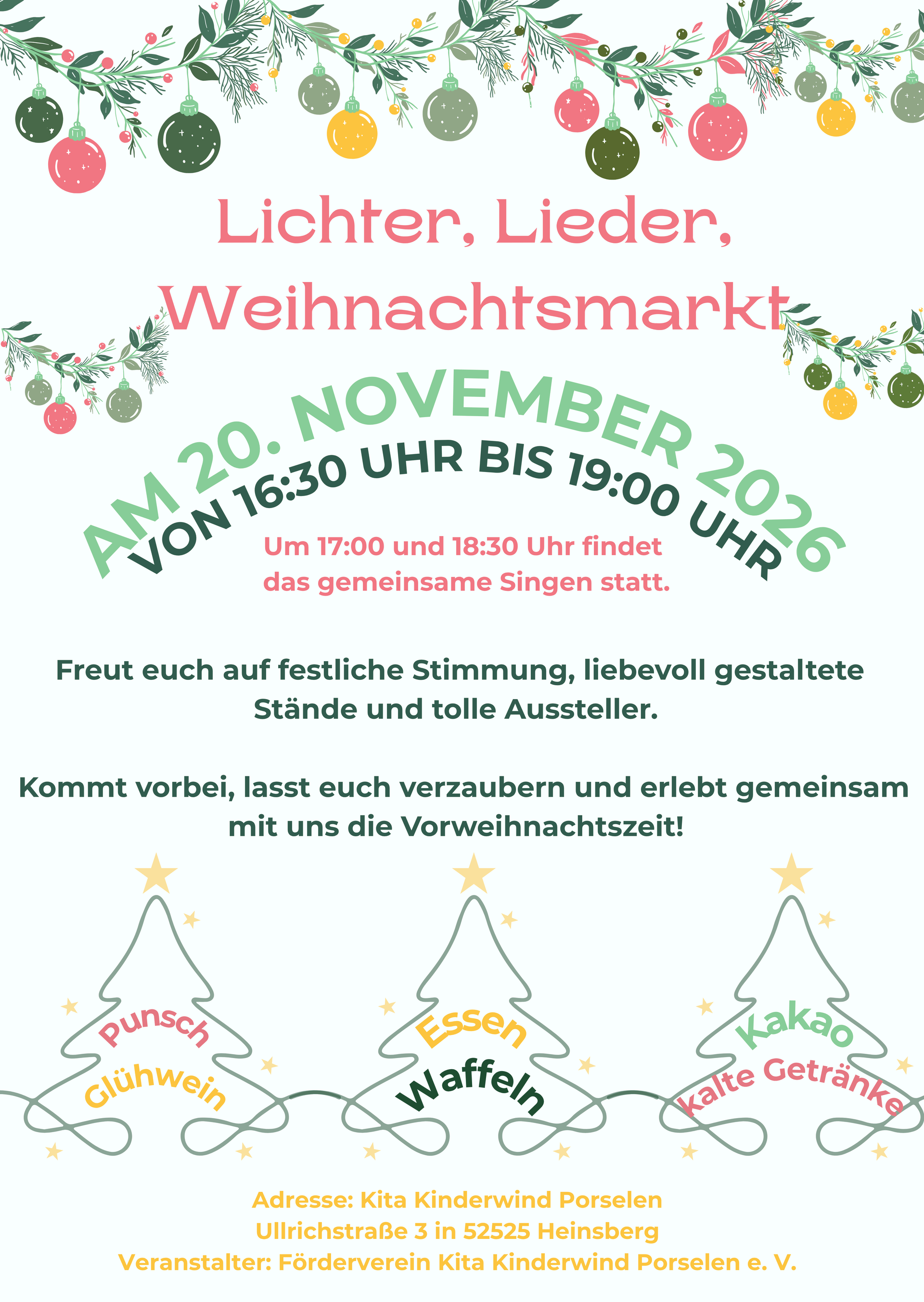 Lichter, Lieder und Weihnachtsmarkt