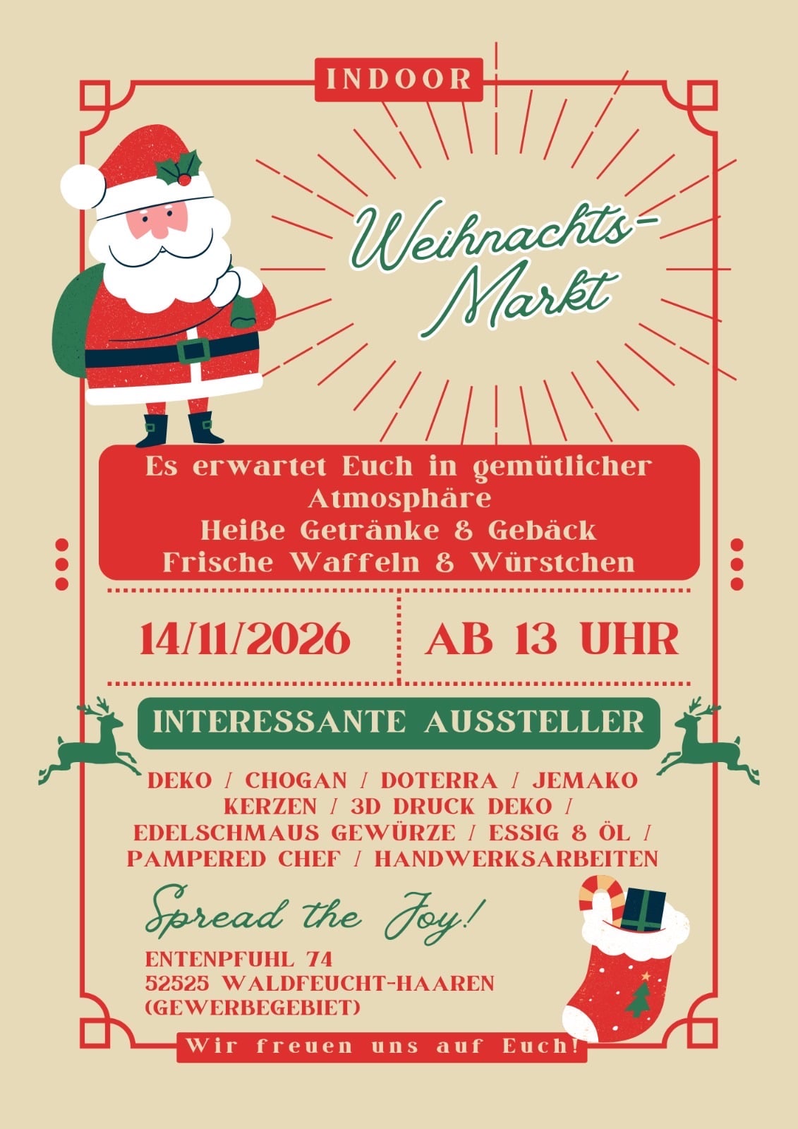 Indoor Weihnachtsmarkt